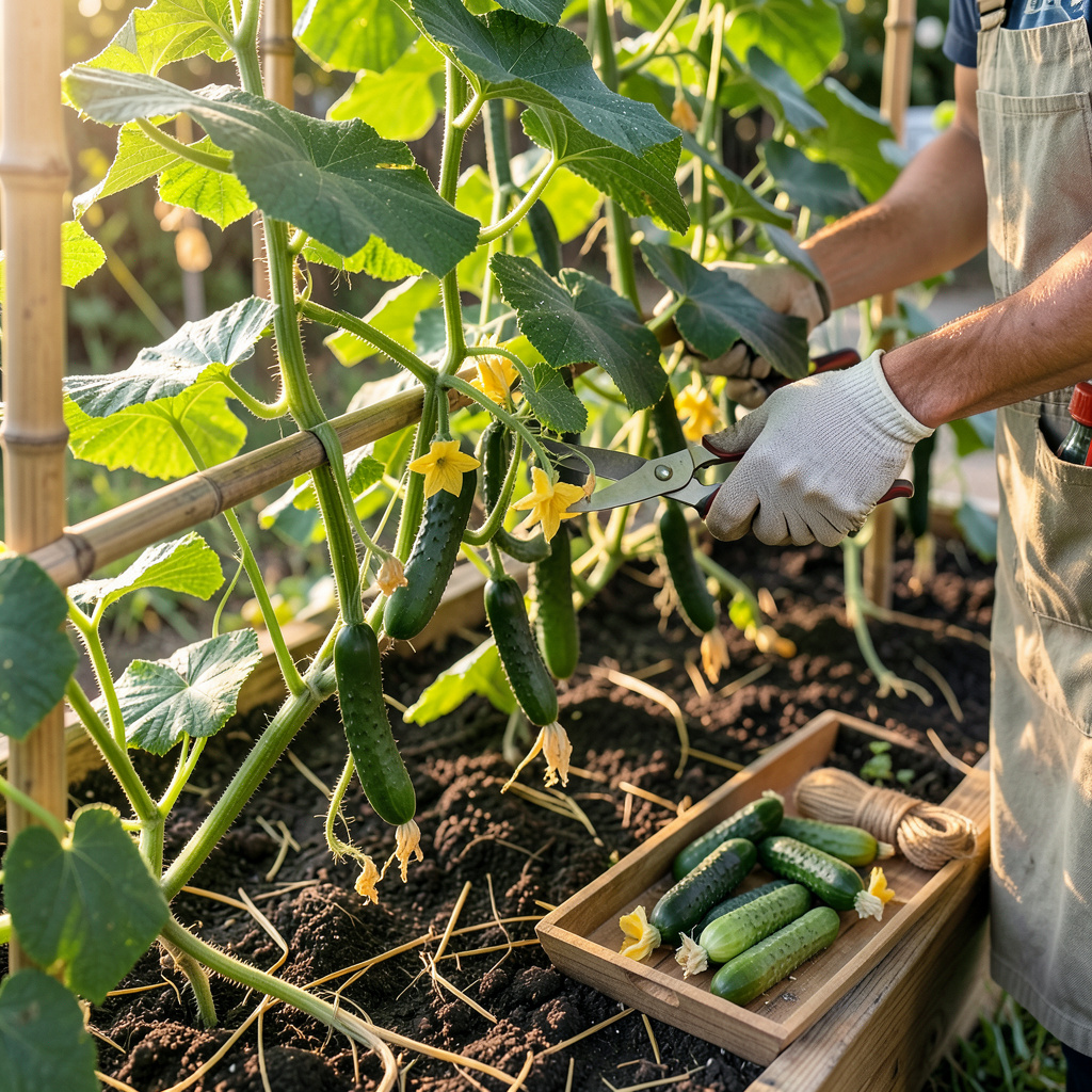 How to Prune Cucumbers: The Key to Bigger Harvests and Healthier Vines ...