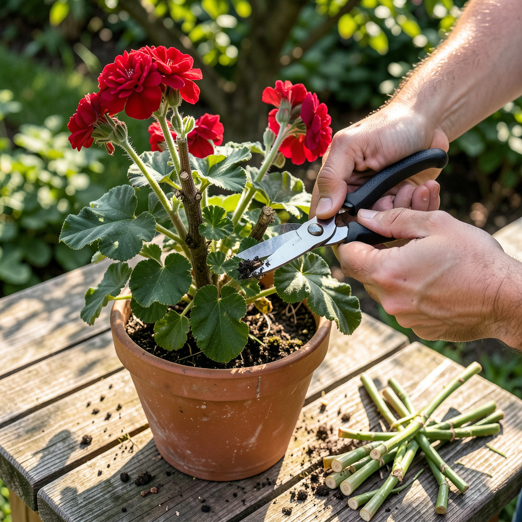 How to Prune Geraniums: The Foolproof Method for Bushier Blooms - My ...